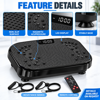 Plateforme de vibration corporelle complète pour l'exercice à domicile – Machine de fitness vibrante pour l'entraînement du corps