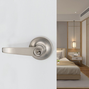 2025 chất lượng tốt nhất hợp kim nhôm xử lý khóa thiết lập sự riêng tư LEVER Door Key Hot Bán cho khách sạn nhà bộ phận 3 phím bao gồm - Product Image 5