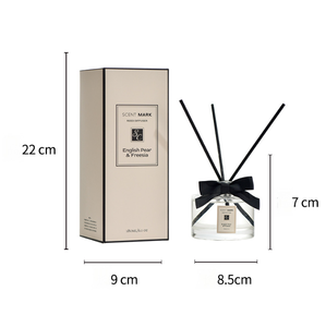 Coffret cadeau d'encens d'aromathérapie de grande marque <span class=keywords><strong>Huile</strong></span> <span class=keywords><strong>essentielle</strong></span> de rotin sans feu fabriquée en verre Arôme de plante française d'intérieur Longue durée - Product Image 6