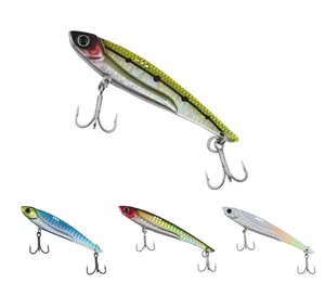 30g Spinners Vib Bait Spoon Metal Fishing Lure Electroplating Body for River and Lake Position