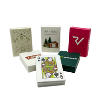 Cartes à jouer en PVC personnalisables étanches pour l'utilisation du jeu sublimation imprimée à votre conception avec logo et emballage personnalisés