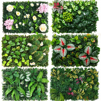Décor de toile de fond de mur d'herbe Panneaux muraux de verdure Faux panneaux de clôture de confidentialité de verdure Faux décor d'herbe