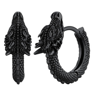 Orecchini a polsino geometrici a croce da donna, design a strati, accessori per l'orecchio per uso quotidiano - Product Image 1