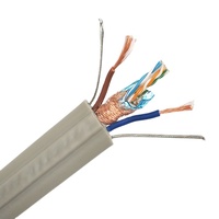 Câbles de communication plats certifiés étanches 8 cœurs TVVB Cat 5e Cat6 pour ascenseurs