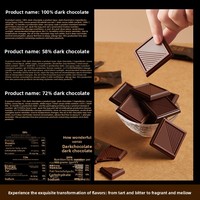 Chocolat noir premium 100% pur 100g |   Sans sucre, compatible Keto et végétalien |   Collation saine et protéinée au beurre de cacao pour le fitness