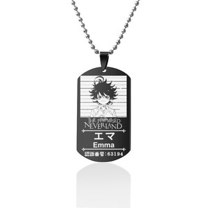 Anime Game <span class=keywords><strong>The</strong></span> Promised <span class=keywords><strong>Neverland</strong></span> Colliers <span class=keywords><strong>Emma</strong></span> Halloween Mode Homme Femme Cosplay Accessoire Cadeaux - Product Image 2