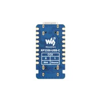 Placa de Desarrollo de Microcontrolador RP2350-USB-C Basada en Raspberry Pi RP2350A, Doble Núcleo y Doble Arquitectura