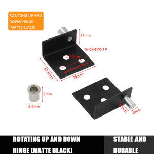 Butée de porte magnétique en acier inoxydable à fixation au sol, robuste, avec loquet à ouverture par poussée pour projets hôteliers et portes en verre - Product Image 6