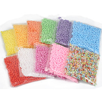 DIY Boules de mousse de 2-4 mm, particules remplies, cadeau écologique, ballon BOBO, boule de mousse remplie de 5-10 mm, fournitures de décoration de fête, matériaux