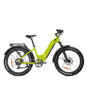 KAIYI Fat Electric Cargo Bike 48v 1000w 18650 baterai Pack 21700 impor sel kapasitas besar sepeda listrik Dekat saya Smart 26