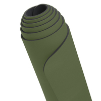 Tapete de Ejercicio de Caucho Natural PU, Tapete de Yoga Duradero para Gimnasio en Casa, Tapete de Yoga Semicircular