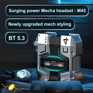 หูฟังเล่นเกม BT5.3 <span class=keywords><strong>M45</strong></span>สเตอริโอหูฟังอินเอียร์คุณภาพเสียงดีมีเวลาแฝงต่ำหูฟังไร้สายหูฟังสำหรับเล่นเกม <span class=keywords><strong>M45</strong></span> - Product Image 2