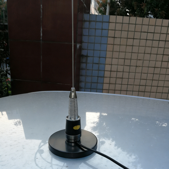 Huahong BG-3.5-150-155M-N1A VHF 150/155MHz Mobile Car Radio Whip Antenna Compatible with NMO Base