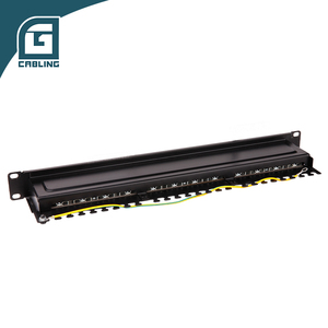 Gcabling Panneau de brassage RJ45 non pré-équipé <span class=keywords><strong>1U</strong></span> 0.5U 48 ports 24 ports <span class=keywords><strong>19</strong></span> pouces Panneau de brassage modulaire - Product Image 5