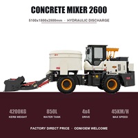 Nouvelle Arrivée Camion Malaxeur à Béton 92KW Type Tambour Volumétrique pour Projets de Construction