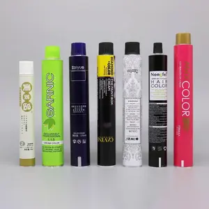 공장 120Ml 금속 튜브 헤어 케어 밤 마스크 손실 젤 염료 컬러 크림 색상 알루미늄 빈 튜브 포장 60 90 100 Ml