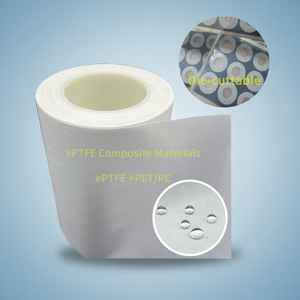 วัสดุคอมโพสิตกันน้ำและระบายอากาศได้ FULIO EPTFE เกรดขึ้นรูป ราคาประหยัด ผลิตจากผ้าไม่ทอญี่ปุ่น สำหรับปิดผนึกขวด - Product Image 1