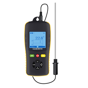 مسجل بيانات درجة الحرارة Tzone PTD601، مقياس حرارة محمول صناعي بمستشعر حراري - Product Image 1