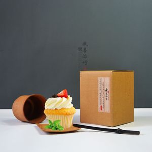 Bamboo Coffee Utensils <b>Set</b> Natural Or Carbonized Color Three Piece For <b>Tea</b> Drinking Household Use - Product Image 1