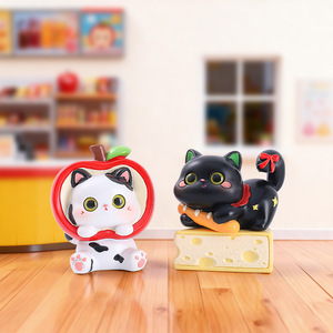 Snack Purr Blind Box Mini Gattini in Resina che si abbordano a ciambelle, gelato e altro, Made in China, Unisex, dai 7 anni in su - Product Image 5
