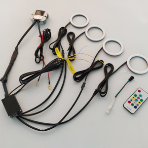 Nuovo anello <span class=keywords><strong>LED</strong></span> angel eyes ad alta luminosità 95mm Angel eyes halo per HID <span class=keywords><strong>LED</strong></span> milky cover - Product Image 6