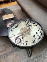Table basse vintage haut de gamme au design luxueux, style américain, avec engrenage d'horloge, pour salon, canapé, appartement, maison d'hôtes