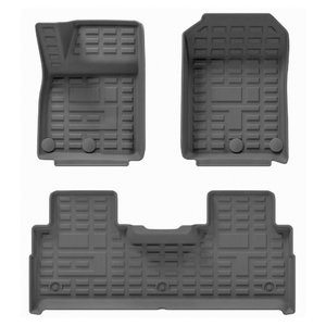 Tapis de sol pour JETOUR Traveler <span class=keywords><strong>2023</strong></span>-2025 Conduite à gauche TPE toutes saisons 3,5 mm d'épaisseur 3 pièces Ensemble complet antidérapant robuste Coolcars - Product Image 1