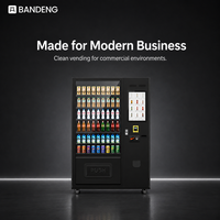 BANDENG 6610Pro 22T Distributeur de boissons et de snacks avec écran tactile HD et multiples modes de paiement, idéal pour les opérateurs de vente au détail
