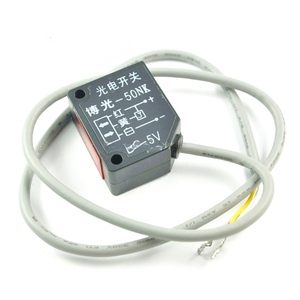 เซ็นเซอร์ตรวจจับสิ่งกีดขวางรุ่นใหม่ <span class=keywords><strong>E18</strong></span> <span class=keywords><strong>D80NK</strong></span> D50NK 5V แบบสี่เหลี่ยม ระยะตรวจจับ 50 ซม. ปรับได้ด้วยอินฟราเรด เซ็นเซอร์ตรวจจับความเคลื่อนไหวแบบโฟโตอิเล็กทริก - Product Image 1