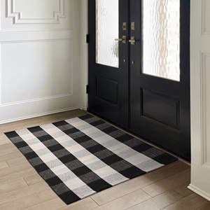 <span class=keywords><strong>Tapis</strong></span> à carreaux multi-taille personnalisé tissé lavable <span class=keywords><strong>tapis</strong></span> à carreaux de buffle extérieur <span class=keywords><strong>tapis</strong></span> à carreaux <span class=keywords><strong>noir</strong></span> <span class=keywords><strong>et</strong></span> <span class=keywords><strong>blanc</strong></span> - Product Image 3