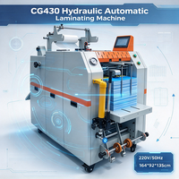Machine à plastifier automatique CG430, machine à plastifier entièrement automatique CG8430 pour la plastification de brochures et d'étiquettes