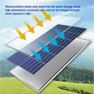 Lumiere solaire exterieur防水両面ソーラーパネル街路灯80W100W120W150W屋外LEDソーラー街路灯 - Product Image 3