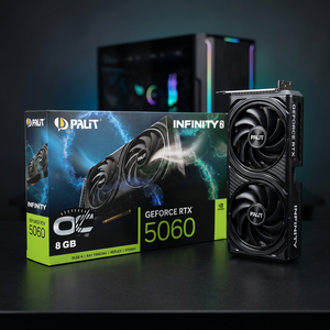 Nueva Tarjeta Gráfica GeForce RTX 5060 Infinity 2 OC 8G GDDR7 PCI-E 5.0 de 128 Bits con Ventilador para Juegos de PC, Disponible en 2025 - Product Image 3
