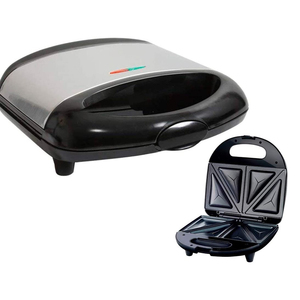 Aifa <span class=keywords><strong>Grille</strong></span>-sandwich, gaufrier et grill de contact électrique en acier inoxydable antiadhésif avec plaques amovibles, pour la cuisson des noix et les sandwichs de petit-déjeuner - Product Image 4