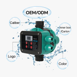 Venta al por mayor interruptor de presión de bomba de agua automático electrónico inteligente Soyue 110-240V plástico IP65 para bomba de chorro - Product Image 1