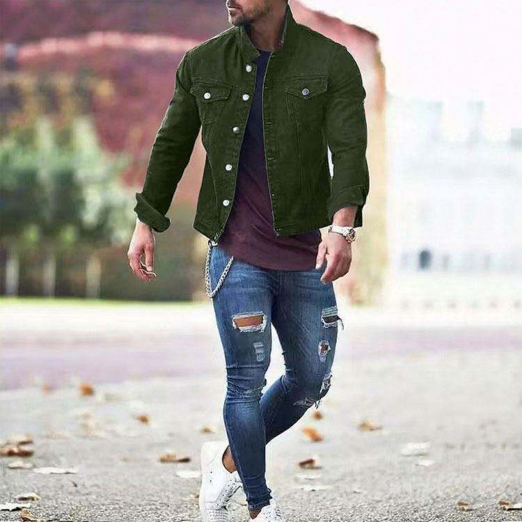 Uomo Autunno Inverno 2022 Moda Jeans Uomo 2022 Foto Abbigliamento