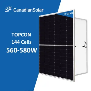 Covna canadiense Trina Jinko 575W 580W 300W 500W 600W Panel solar flexible