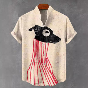 <span class=keywords><strong>Chemise</strong></span> à manches courtes pour <span class=keywords><strong>homme</strong></span>, respirante, ample, été 2024, polyester, plage, taille européenne, usine - Product Image 5