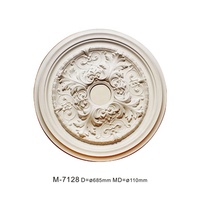 Médaillon de plafond en polyuréthane durable, écologique et imperméable Gemei M-7197 pour la décoration du salon, fabrication en usine, ODM/OEM