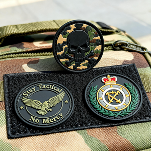 Factory Custom Trendy <strong>PVC</strong> Logo Patch for Custom <strong>Clothing</strong> Brand - Product Image 1