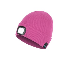 Chapeau d'hiver en tricot <span class=keywords><strong>avec</strong></span> écouteurs <span class=keywords><strong>Bluetooth</strong></span> lumineux, lumière LED, lumineux, pour la randonnée en montagne, musique mains libres, chapeau <span class=keywords><strong>avec</strong></span> écouteurs - Product Image 2