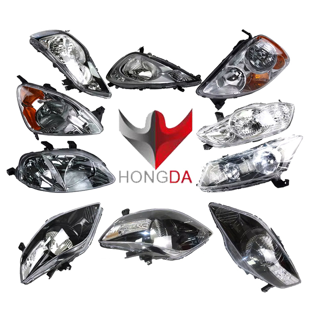 Auto Parts Wholesale Automobile Lighting Systems Car Headlamps Head Lamp Front Light Halogen Xenon Headlights for Honda