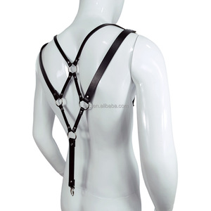 Sacknove ชุด50010ปาร์ตี้กางเกงหนังสำหรับผู้ชายสายรัดหน้าอกแฟชั่นเกย์ - Product Image 5