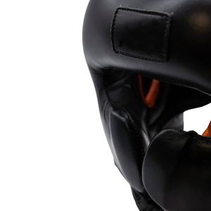 Casco protector de cabeza de boxeo de artes marciales de Karate transpirable profesional personalizado casco de equipo protector de cuero PU con personalizado - Product Image 6