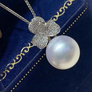 Collar de Plata de Ley S925 Versátil al por Mayor, con Forma de Arroz, Exquisito, de Alta Gama, Ligero, con Diseño de Perlas de Moda - Product Image 2