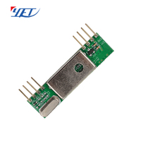 Módulo Receptor Superheterodino de Control Remoto de 433mhz, 3V-5V RF, Módulo Transmisor y Receptor Inalámbrico para Hogar Inteligente