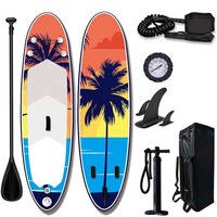 Planche à pagaie gonflable haut de gamme, double couche, durable, pour adultes, idéale pour la course et le surf (ISUP)