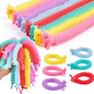 Gran oferta, fideos suaves, cuerda elástica, <span class=keywords><strong>gusano</strong></span>, oruga, pulsera, alivio de la ansiedad, juguetes para niños y niñas de 5 a 7 años - Product Image 3