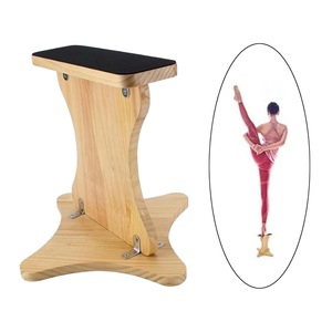 Planche d'équilibre en bois, couleur bois naturel, antidérapante, pour la danse classique, la remise en forme, l'entraînement du tronc, équipement d'exercice - Product Image 1