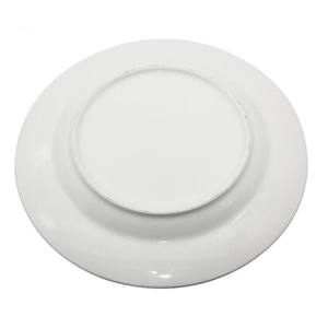 B021-3 Sublimation Plaque <span class=keywords><strong>Prix</strong></span> Inférieur Sublimation Maison Décoratif Or Jante Plaque Plaque En Céramique blanche 8/10 pouces - Product Image 2